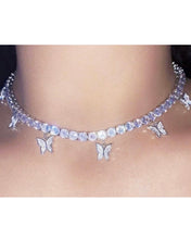 Load image into Gallery viewer, &quot;Diamond Butterfly Choker&quot;
