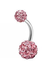 Load image into Gallery viewer, “Pink Diamond Belly Bar” Jewellery Box Included
