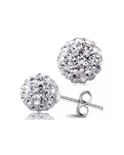 Load image into Gallery viewer, “Crystal Ball Studs” Jewellery Box Included
