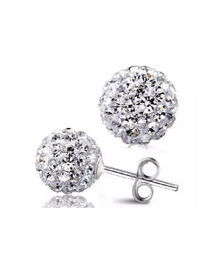 “Crystal Ball Studs” Jewellery Box Included