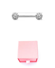 Load image into Gallery viewer, “Diamond Tongue/Nipple Bar - Single” Jewellery Box Included
